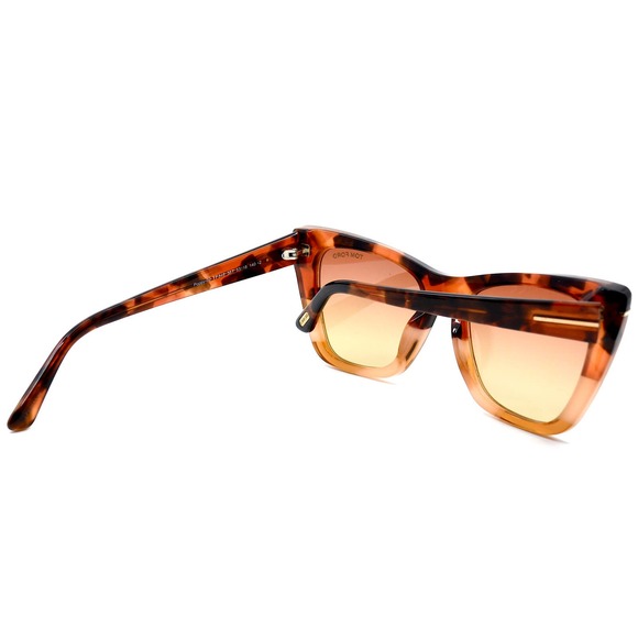 TOM FORD TF846/S 56T POPPY-02 HAVANA BROWN GRADIENT WOMEN'S SUNGLASSES - Picture 8 of 10